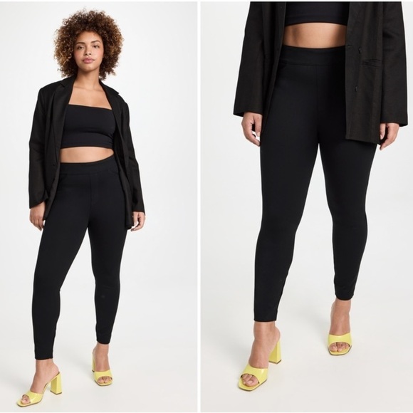 SPANX Backseam Skinny Pull-On Shaping Stretch Ankle Pants Size Medium New - Picture 3 of 10